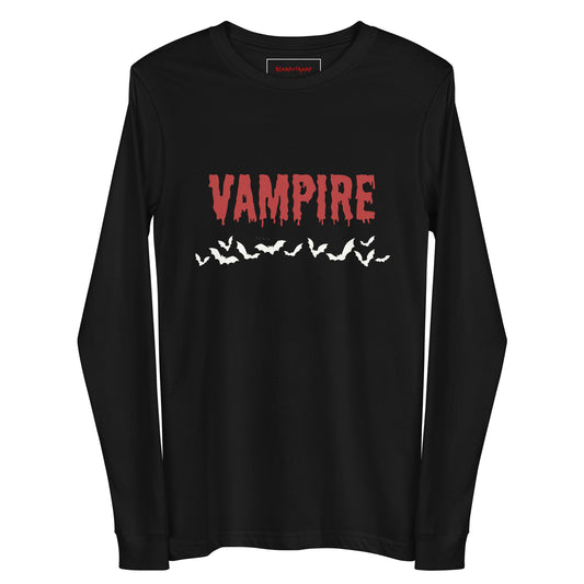 VAMPIRE (RED) UNISEX LONG SLEEVE TEE