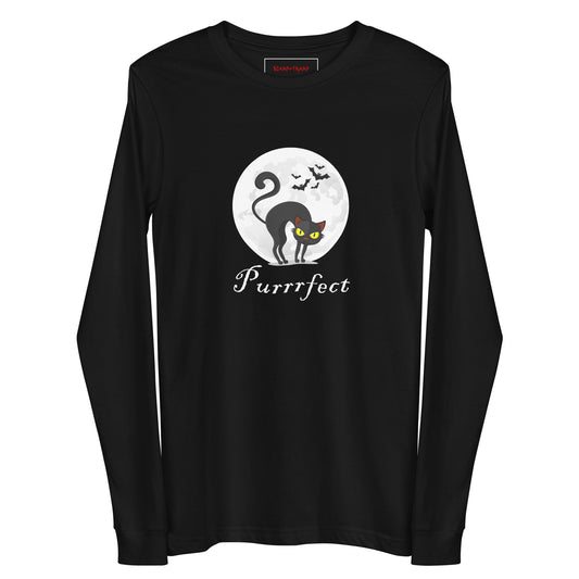 PURRRFECT UNISEX LONG SLEEVE TEE