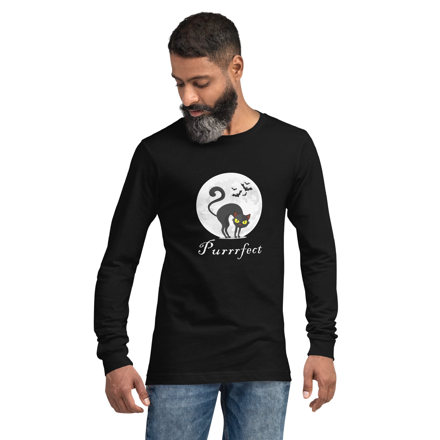 PURRRFECT UNISEX LONG SLEEVE TEE