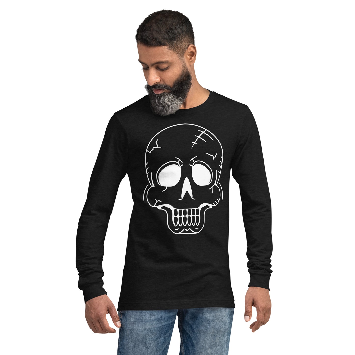 LAUGHING SKULL UNISEX LONG SLEEVE TEE