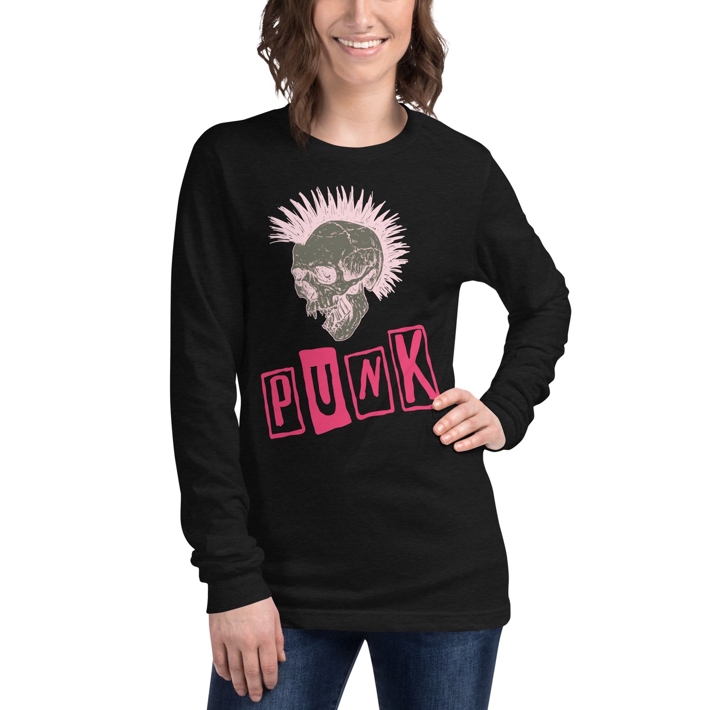PUNK IS PINK UNISEX LONG SLEEVE TEE