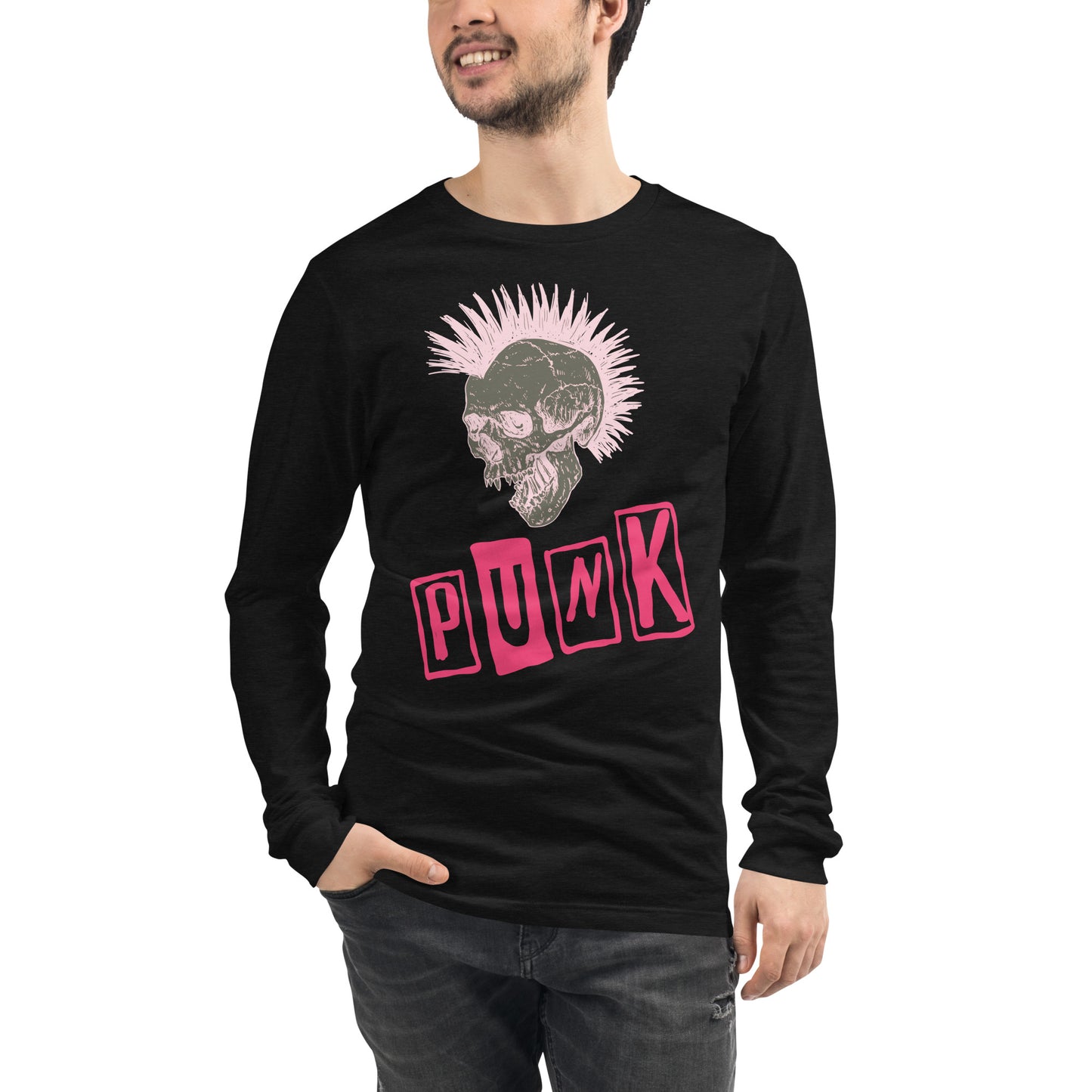 PUNK IS PINK UNISEX LONG SLEEVE TEE