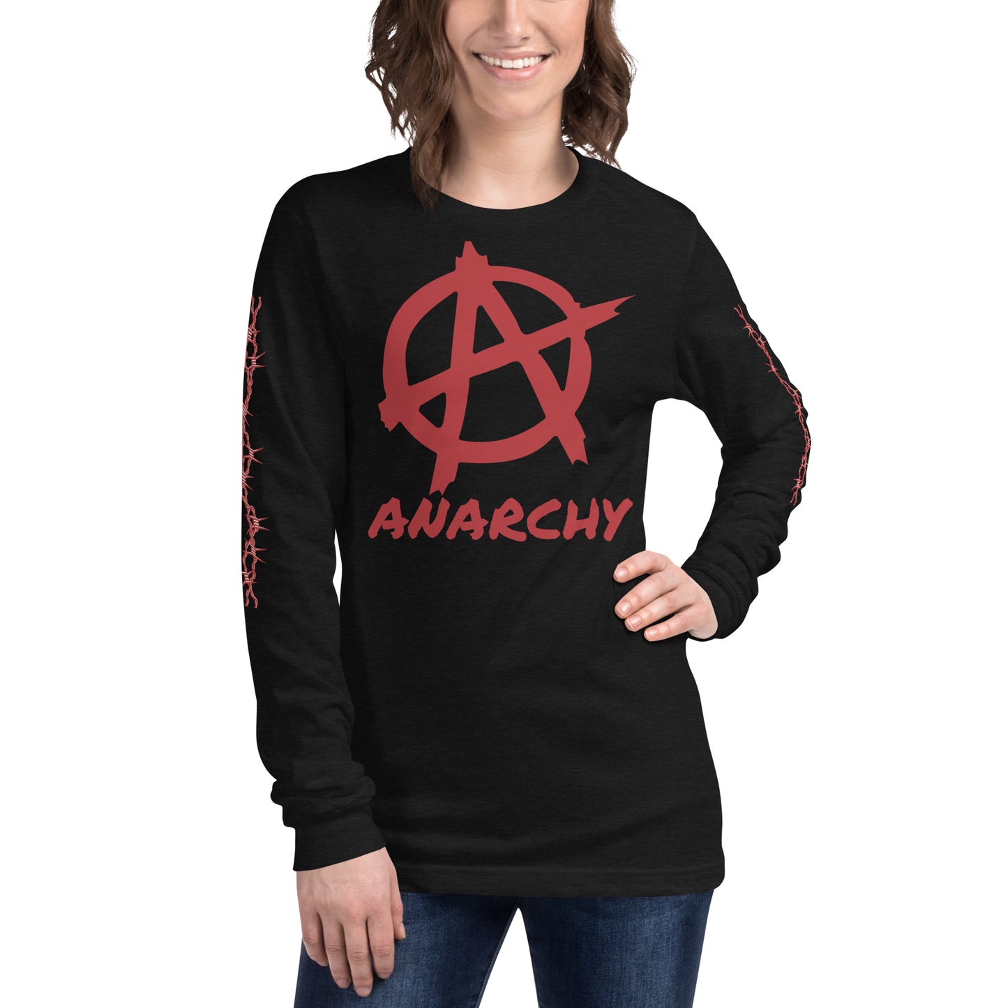 ANARCHY UNISEX LONG SLEEVE TEE