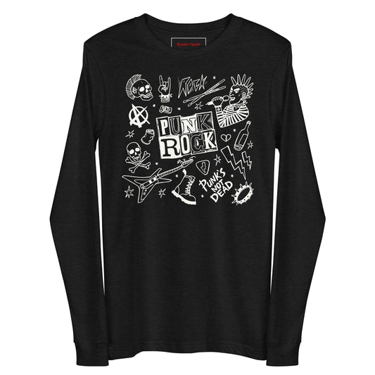 PUNK'S NOT DEAD UNISEX LONG SLEEVE TEE