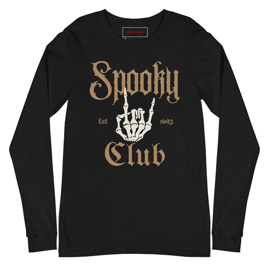 SPPOKY CLUB UNISEX LONG SLEEVE TEE