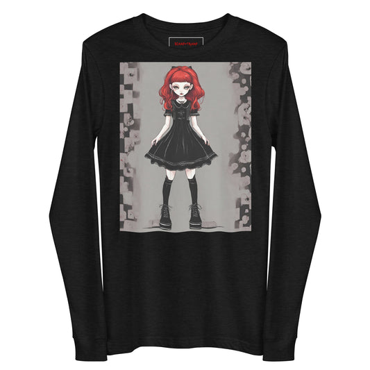 GOTH RED UNISEX LONG SLEEVE TEE