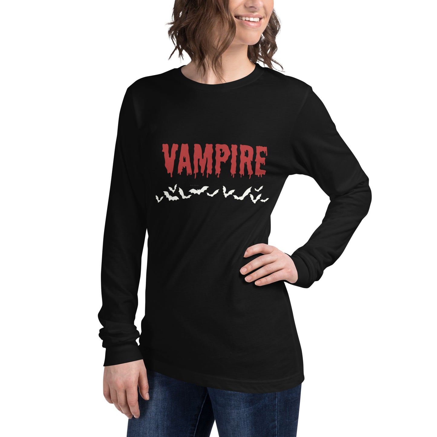 VAMPIRE (RED) UNISEX LONG SLEEVE TEE