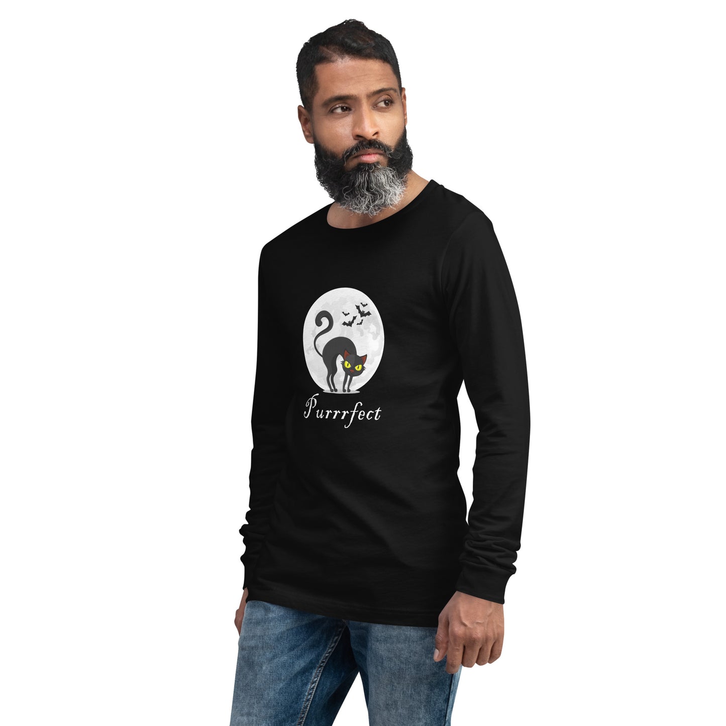 PURRRFECT UNISEX LONG SLEEVE TEE