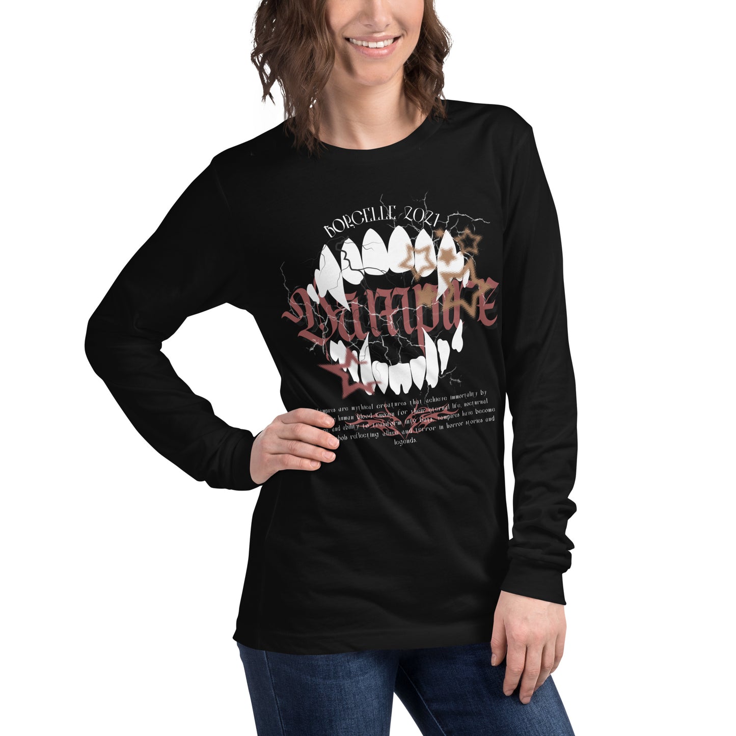 VAMPIRE BOCELLE UNISEX LONG SLEEVE TEE