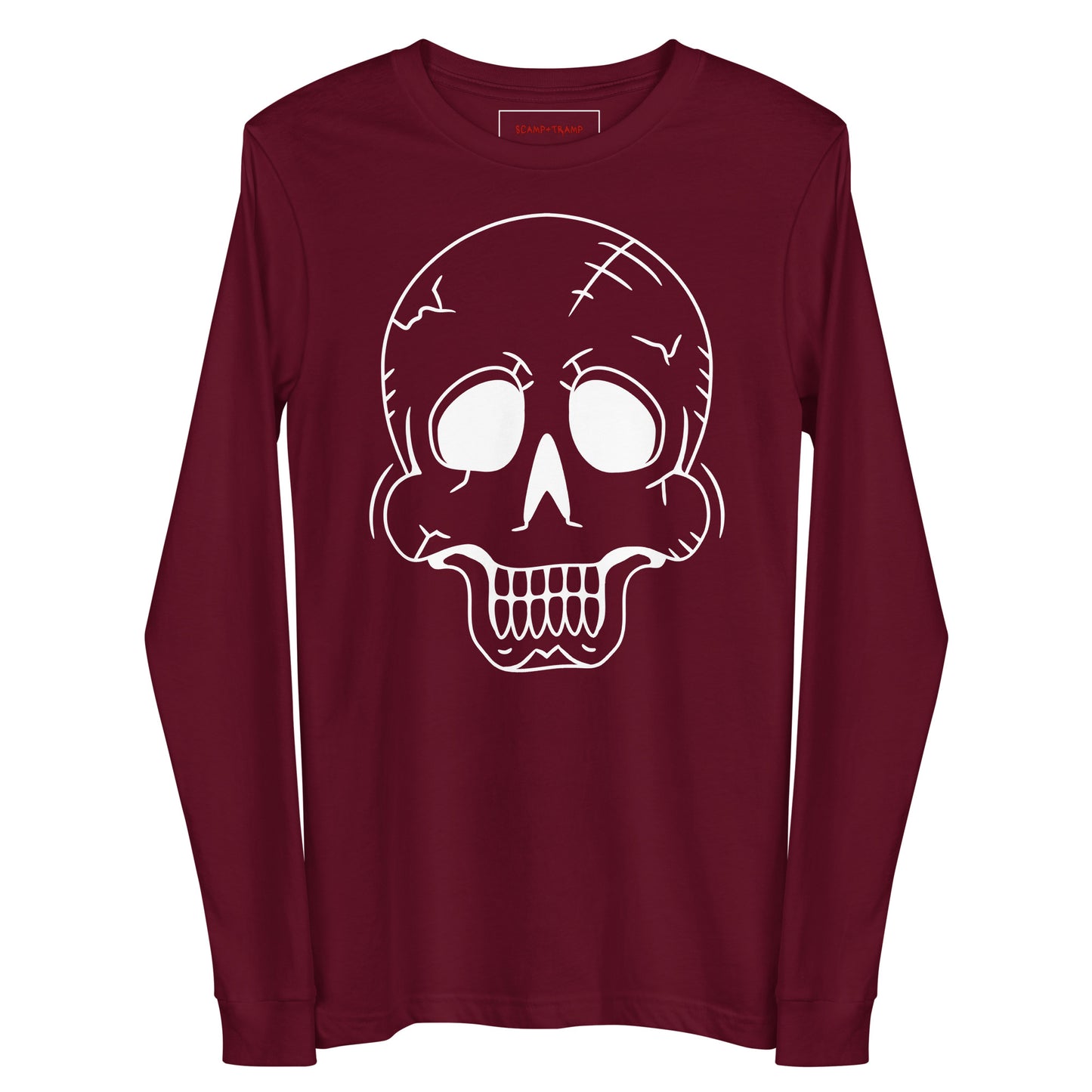 LAUGHING SKULL UNISEX LONG SLEEVE TEE
