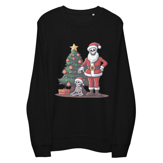 SANTA TREE UGLY CHRISTMAS SWEATSHIRT