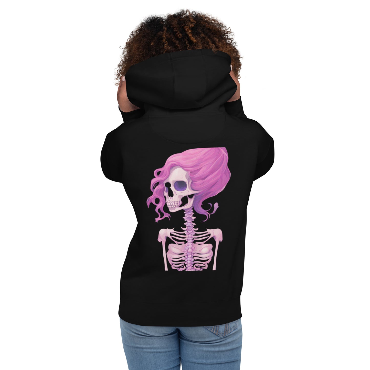 BENNET'S PINK SKELETON HOODIE