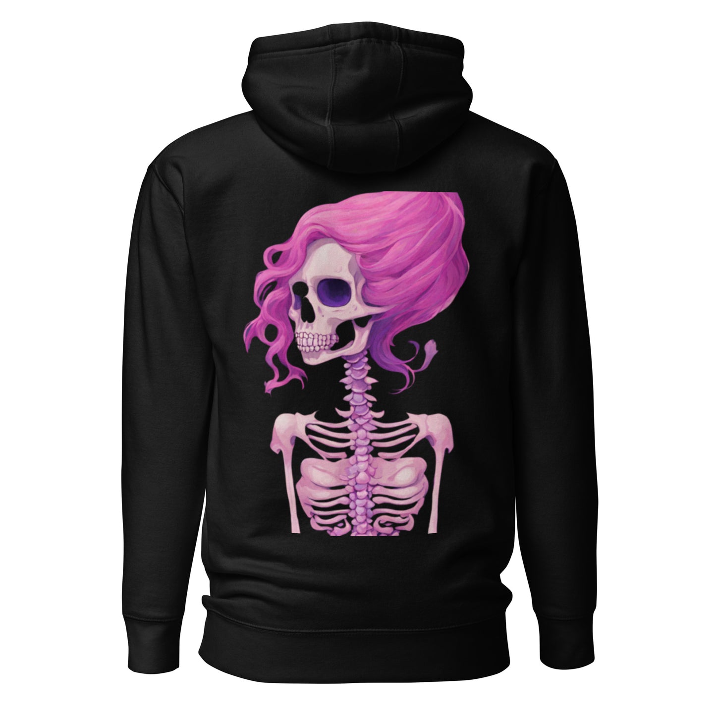 BENNET'S PINK SKELETON HOODIE