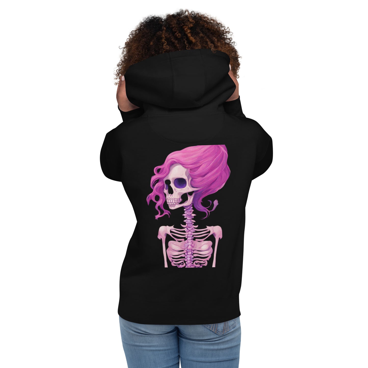 BENNET'S PINK SKELETON HOODIE
