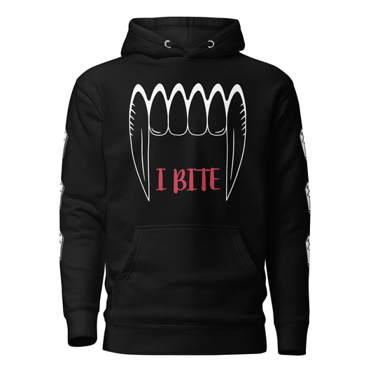 I BITE UNISEX HOODIE