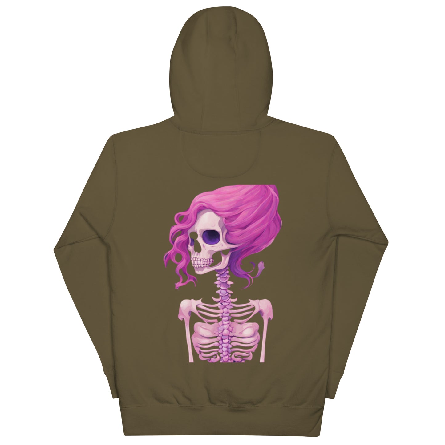 BENNET'S PINK SKELETON HOODIE
