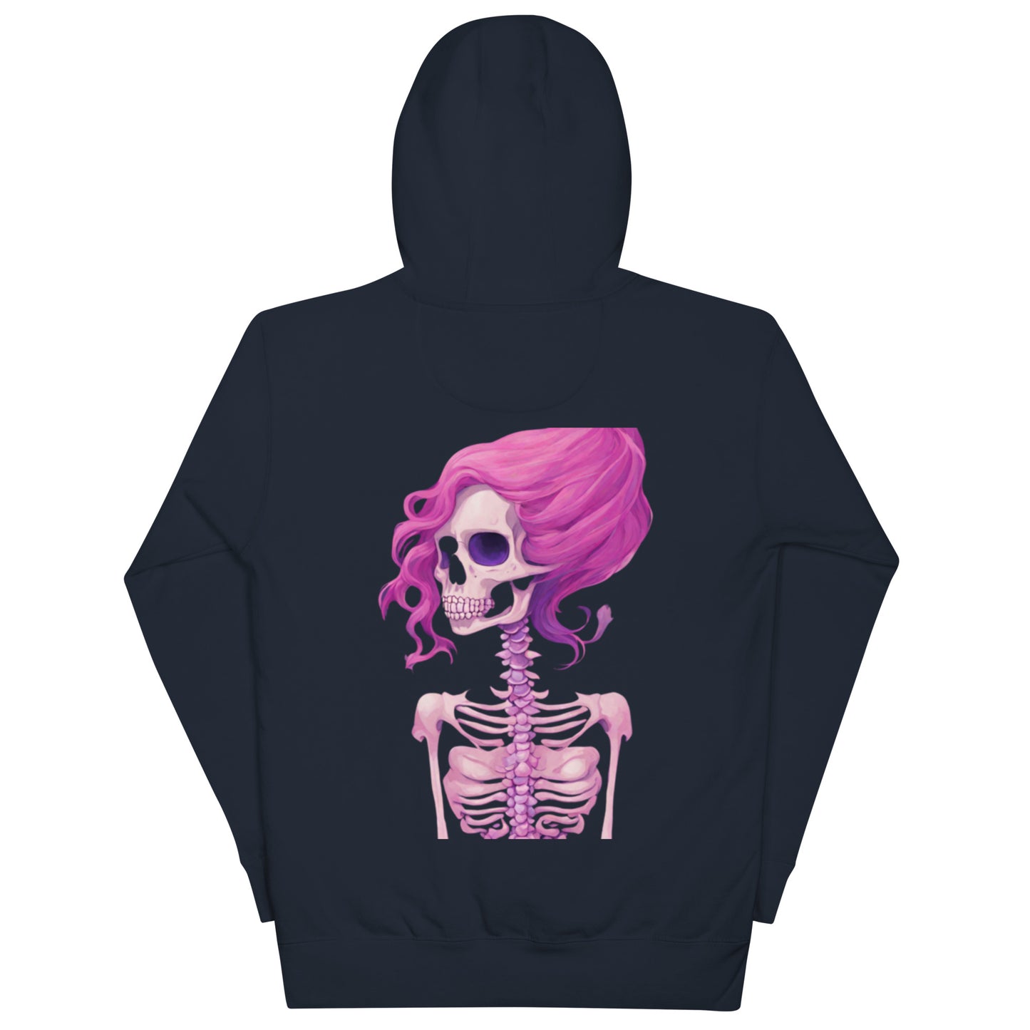 BENNET'S PINK SKELETON HOODIE