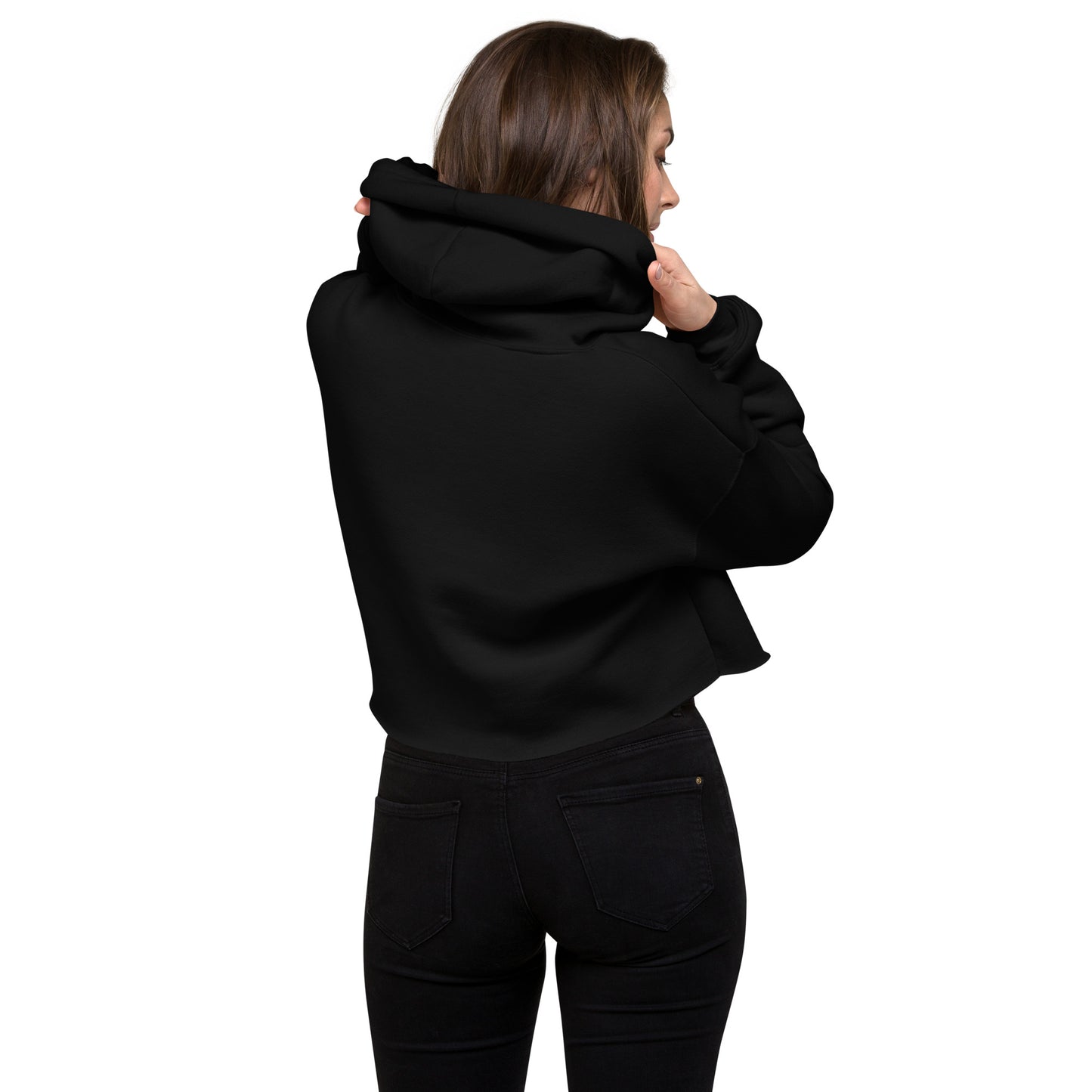 SCARY TRAMP CROP HOODIE