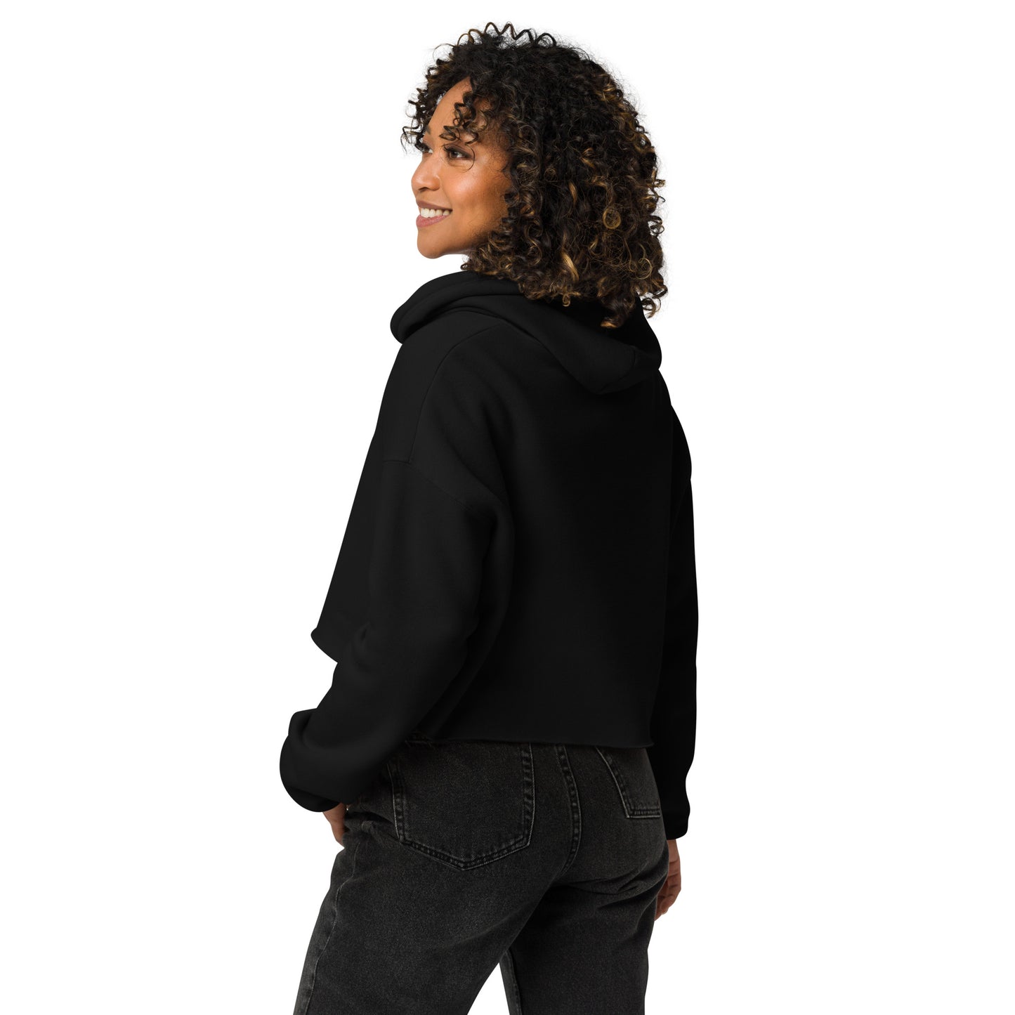 SCARY TRAMP CROP HOODIE