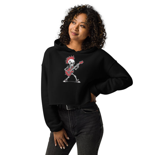 RED'S GUITAR CROP HOODIE