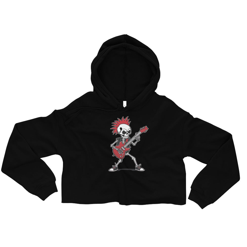RED'S GUITAR CROP HOODIE