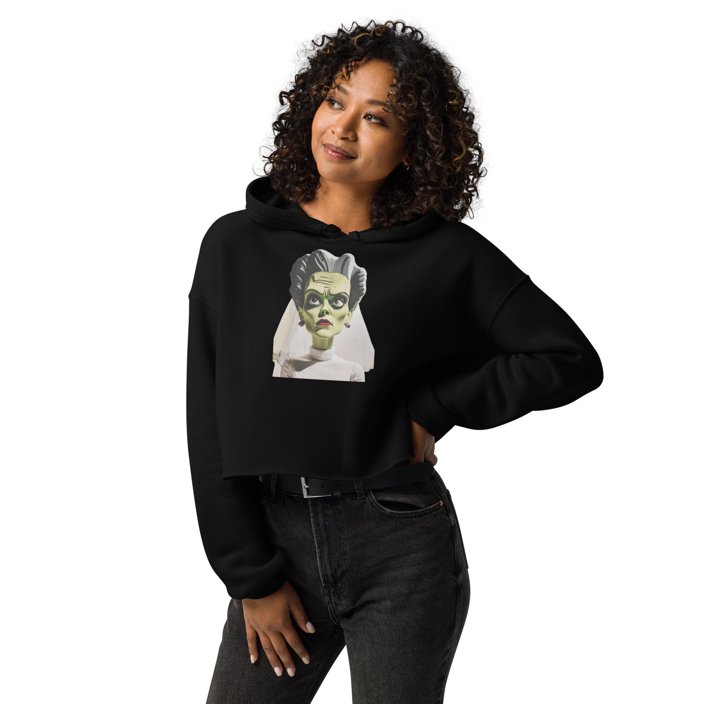 BRIDE OF FRANK CROP HOODIE
