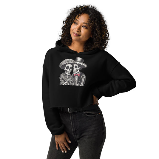 LOVE YOU TO DEATH CROP HOODIE