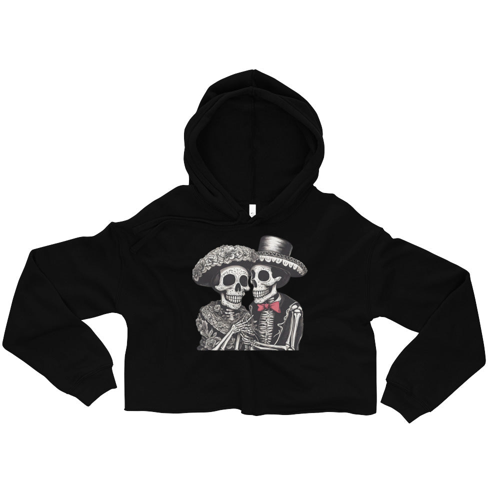LOVE YOU TO DEATH CROP HOODIE