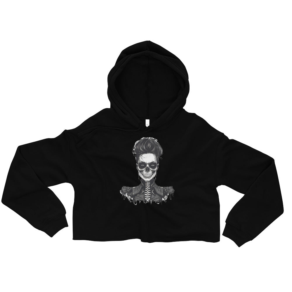 SCARY TRAMP CROP HOODIE