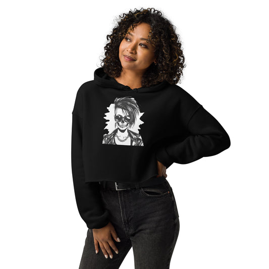 FUTURE TRAMP CROP HOODIE