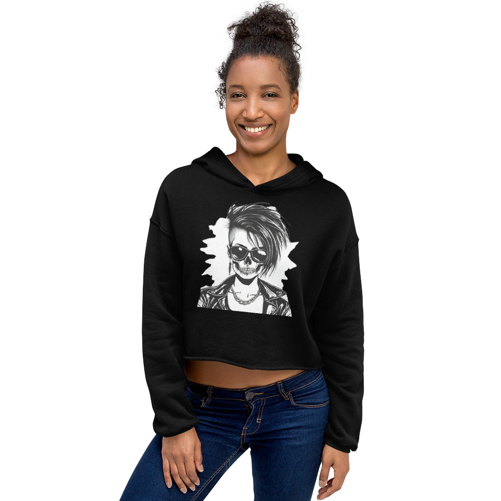 FUTURE TRAMP CROP HOODIE
