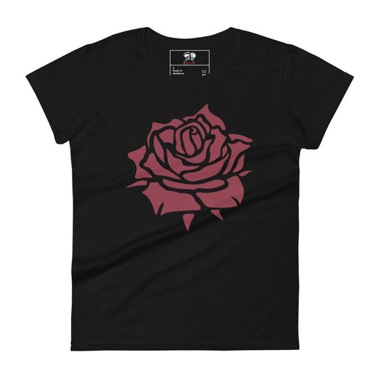 RED ROSE SHORT SLEEVE TEE