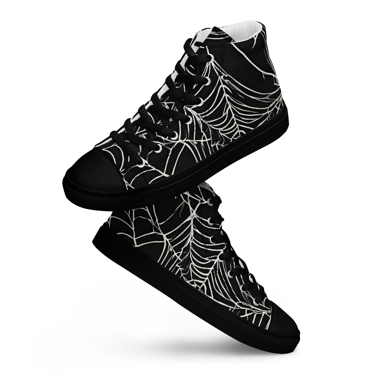 WOMEN'S WEB OF LIES HIGH TOP CANVAS SHOES
