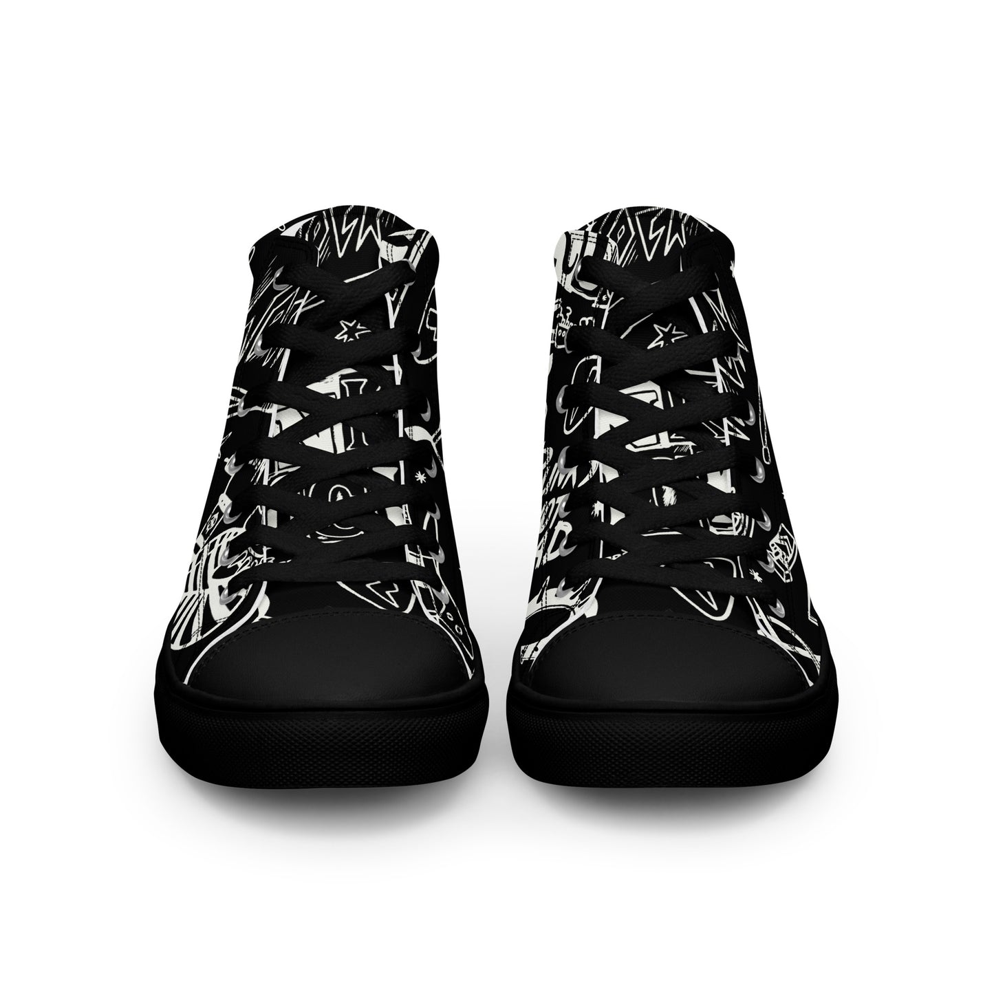 WOMEN'S PUNK'S NOT DEAD HIGH TOP CANVAS SHOES