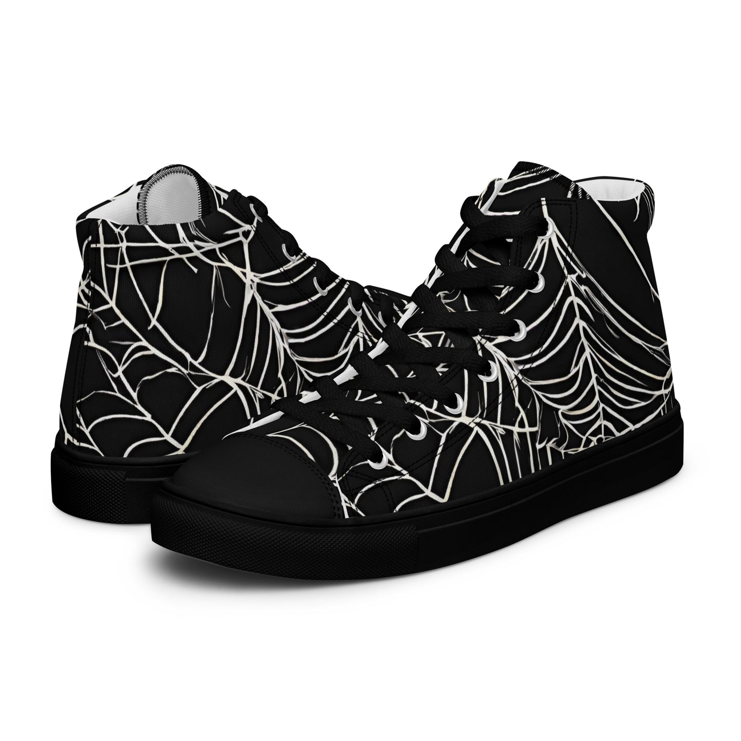 WOMEN'S WEB OF LIES HIGH TOP CANVAS SHOES
