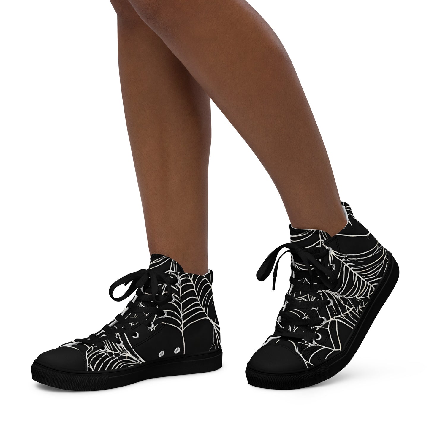 WOMEN'S WEB OF LIES HIGH TOP CANVAS SHOES