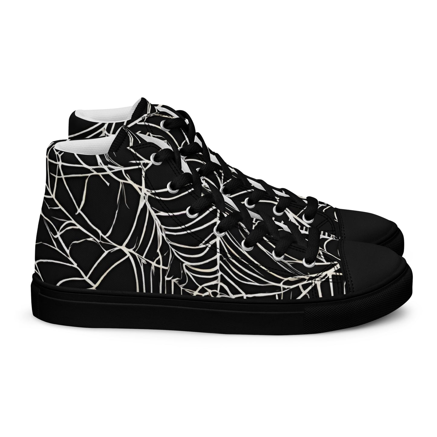 WOMEN'S WEB OF LIES HIGH TOP CANVAS SHOES