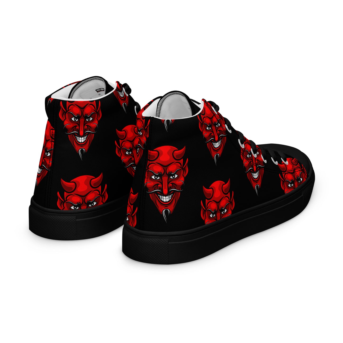 WOMEN'S RED DEVIL HIGH TOP CANVAS SHOES