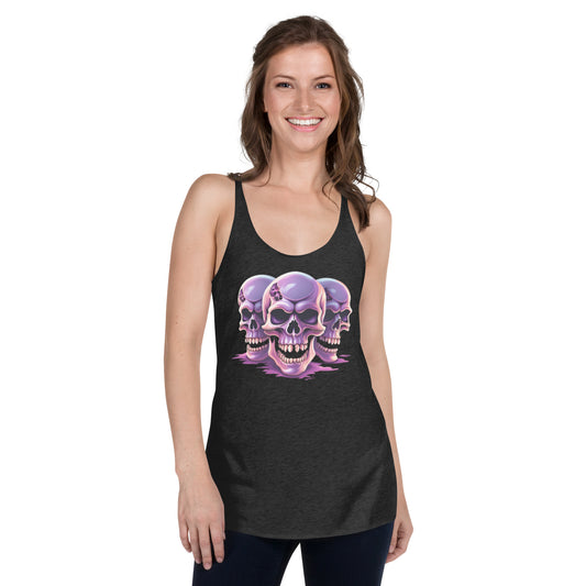 TRES SKULLS WOMEN'S RACERBACK TANK