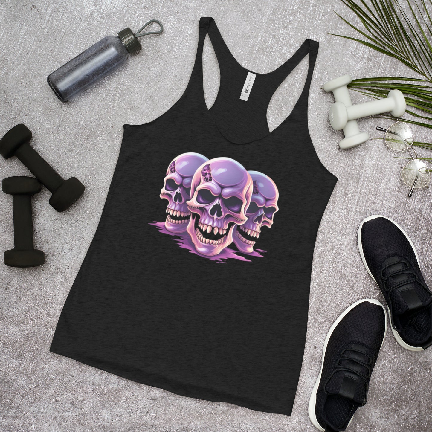 TRES SKULLS WOMEN'S RACERBACK TANK