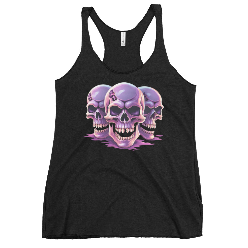 TRES SKULLS WOMEN'S RACERBACK TANK