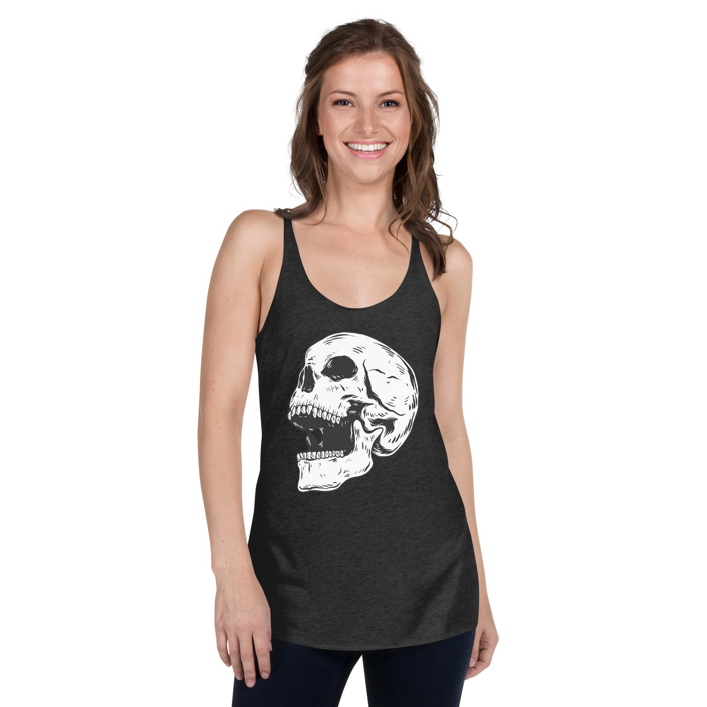 SCREAMING SKULL WOMEN'S RACERBACK TANK
