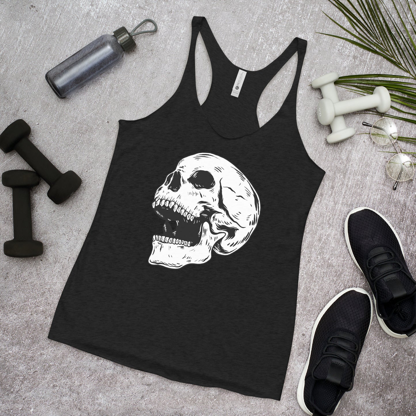 SCREAMING SKULL WOMEN'S RACERBACK TANK