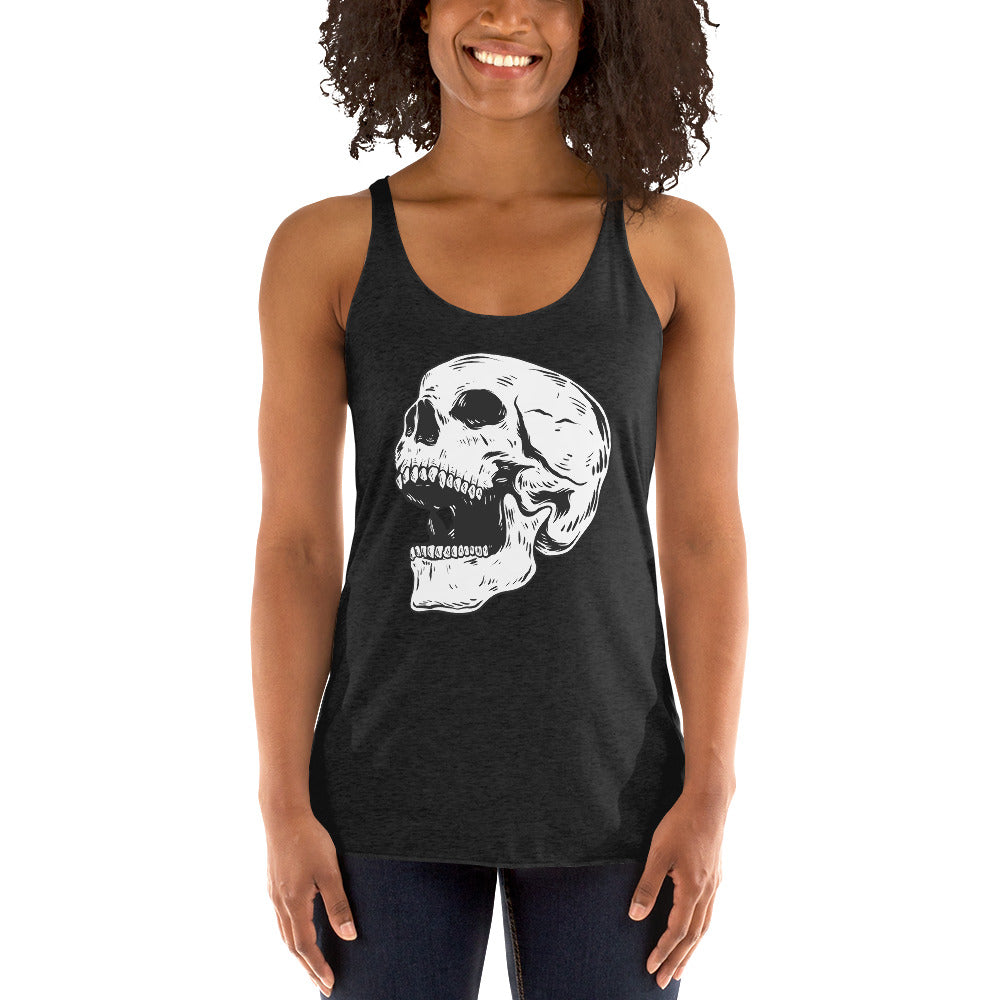 SCREAMING SKULL WOMEN'S RACERBACK TANK