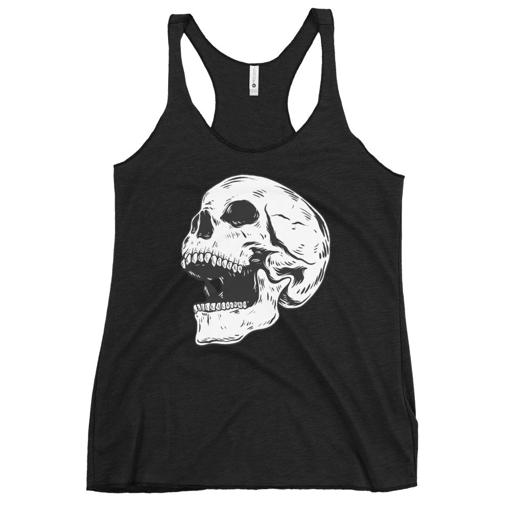 SCREAMING SKULL WOMEN'S RACERBACK TANK