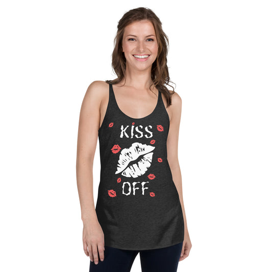 KISS OFF WOMEN'S RACERBACK TANK