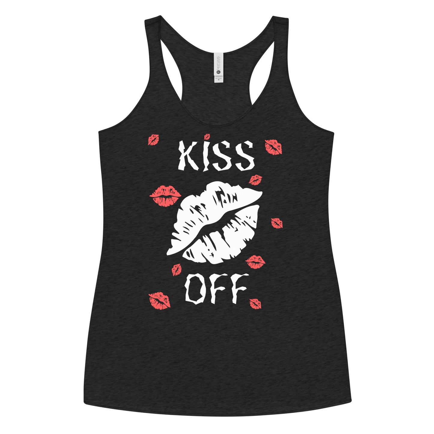 KISS OFF WOMEN'S RACERBACK TANK