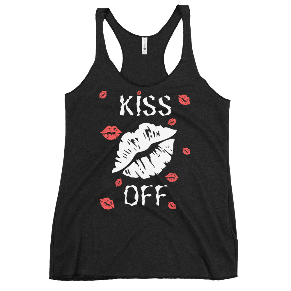 KISS OFF WOMEN'S RACERBACK TANK