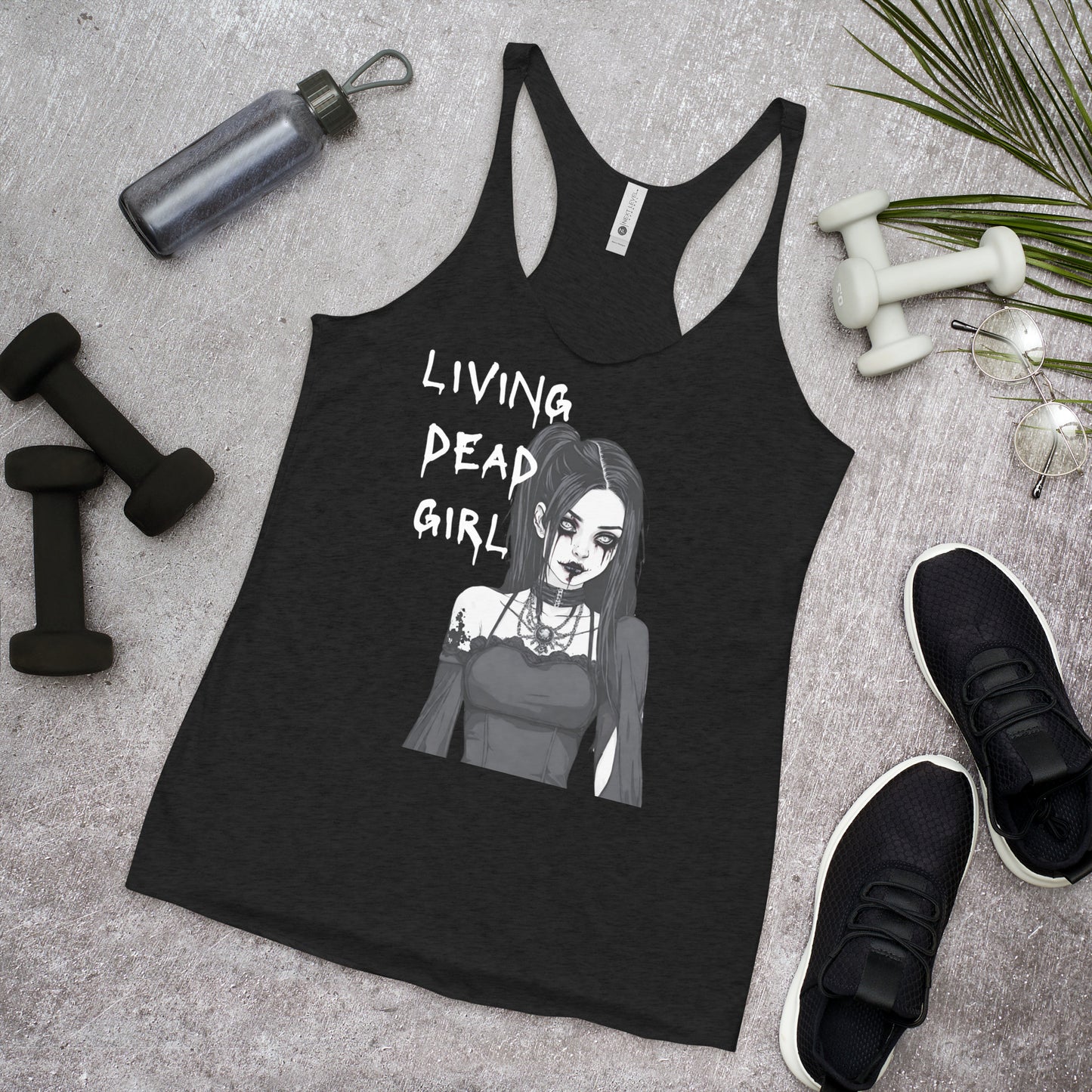 LIVING DEAD GIRL WOMEN'S RACERBACK TANK