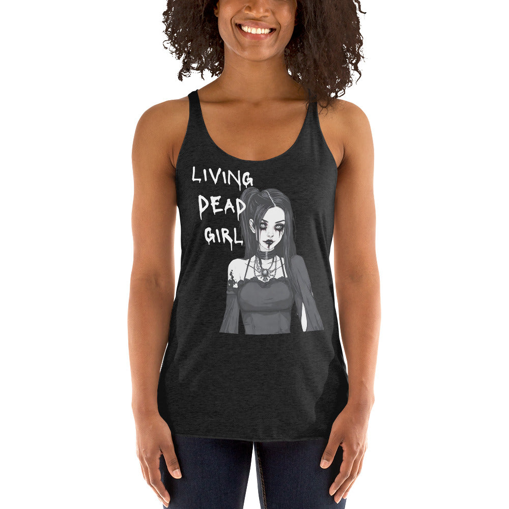 LIVING DEAD GIRL WOMEN'S RACERBACK TANK